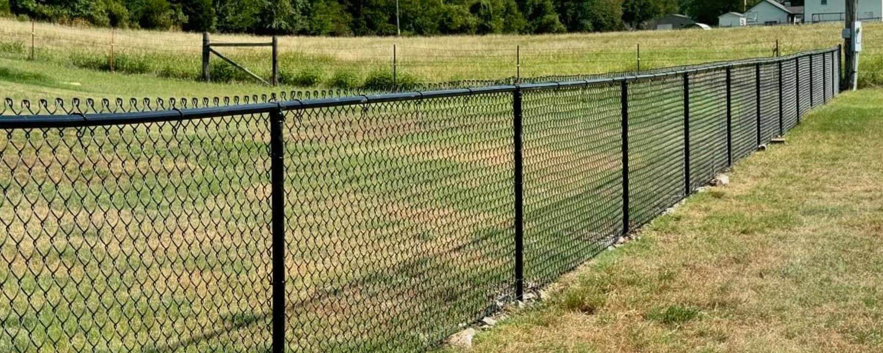 Chain Link fence installed in Owasso, OK