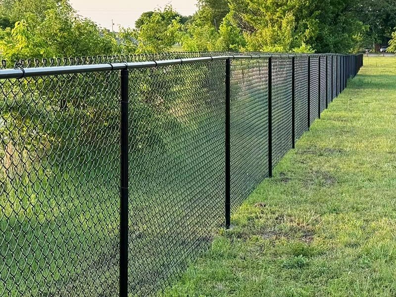 School perimeter security fence installation