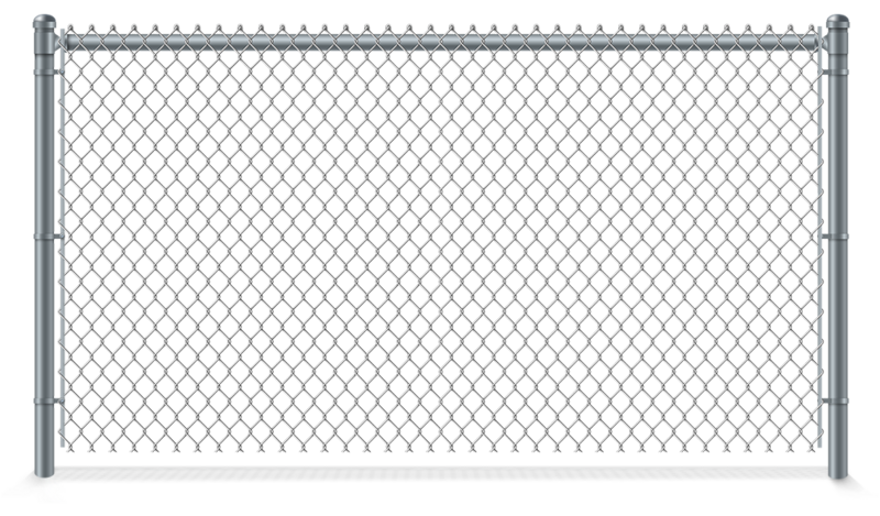 Chain link fence installation