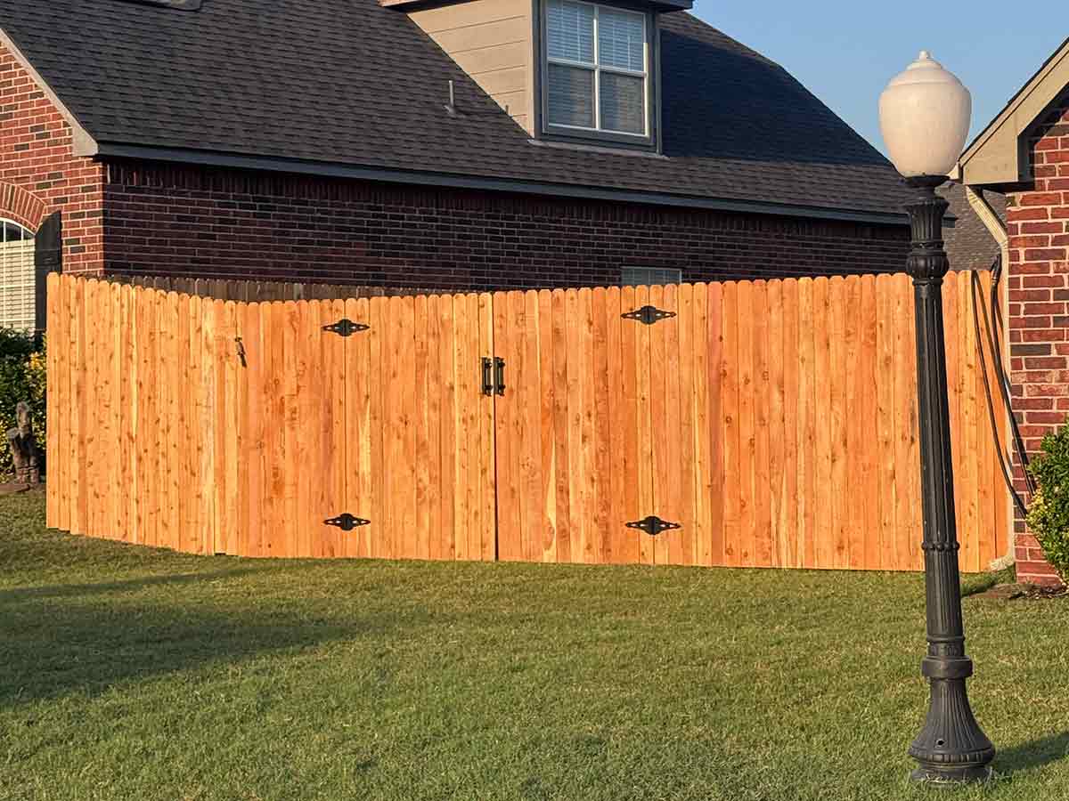 School perimeter security fence installation