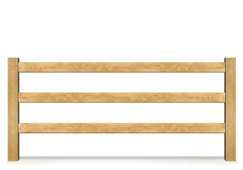 Post & Board wood fence in Owasso, OK