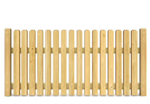 Residential Picket wood fence in Owasso, OK