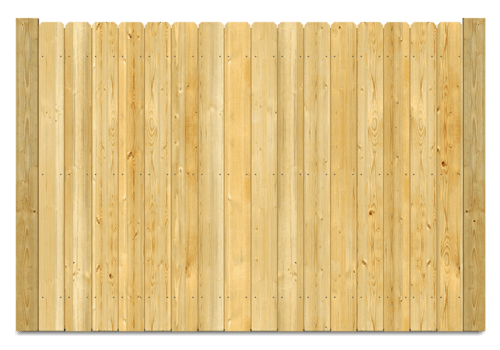 Stockade wood fence in Owasso, OK