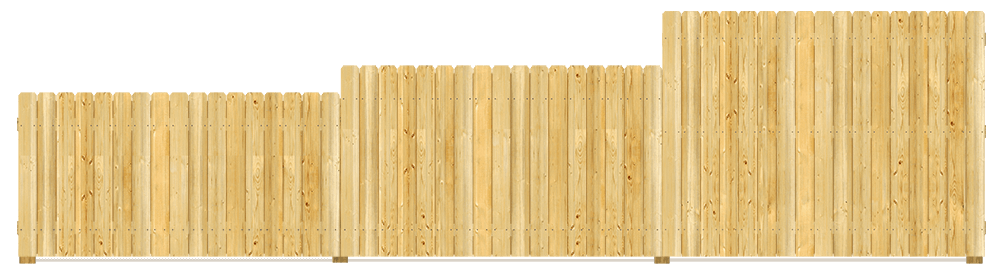Residential Wood fence height options Owasso, OK