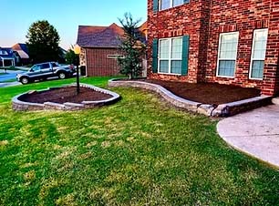 After landscape design and installation is complete