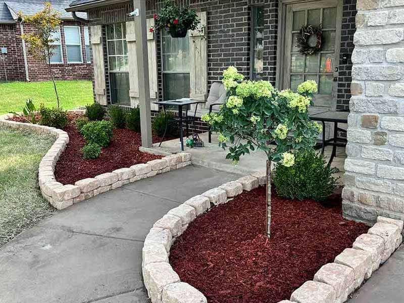 Flower Beds Landscape Installation