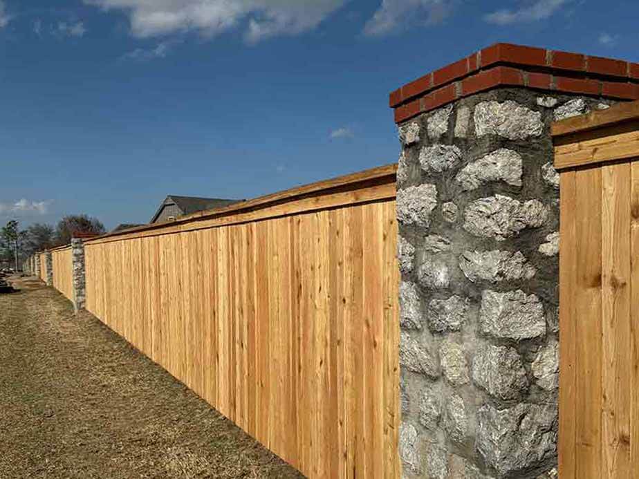 Owasso Oklahoma wood privacy fencing