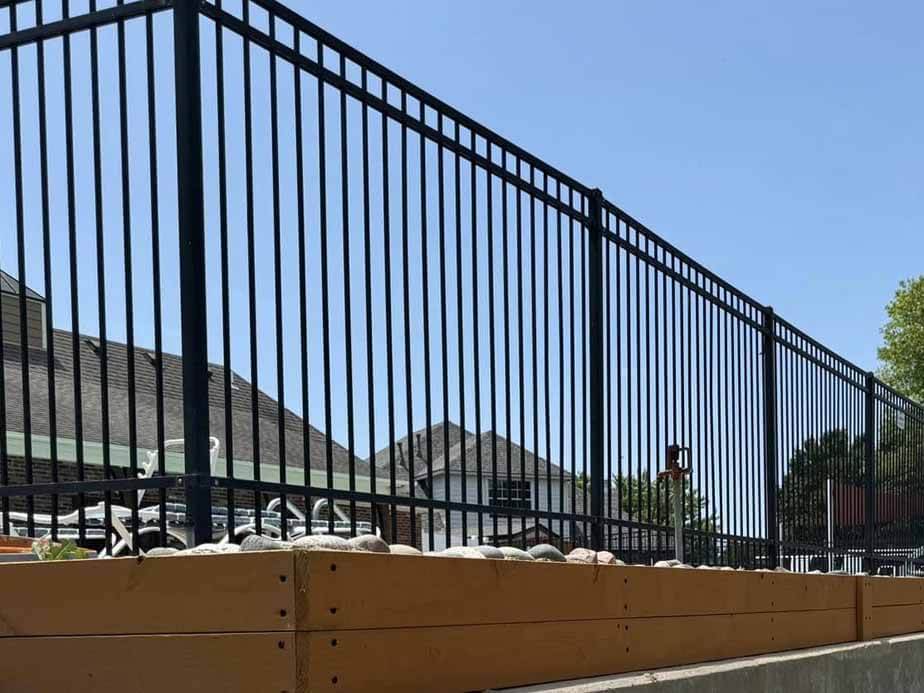 Pool Fence Example in Owasso Oklahoma